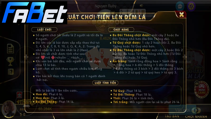 Cách chơi tiến lên miền nam Fabet Cách chơi tiến lên miền nam Fabet